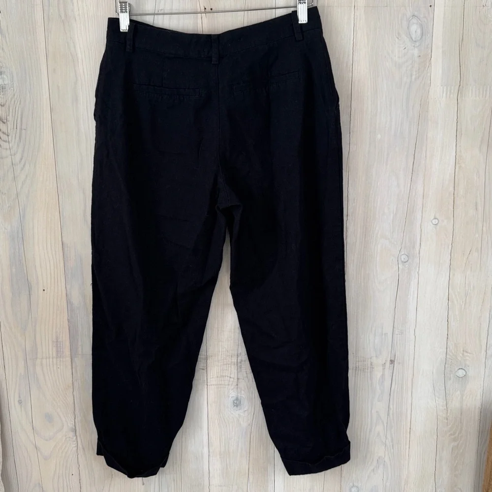 Zara Linen Blend Pants Size 2